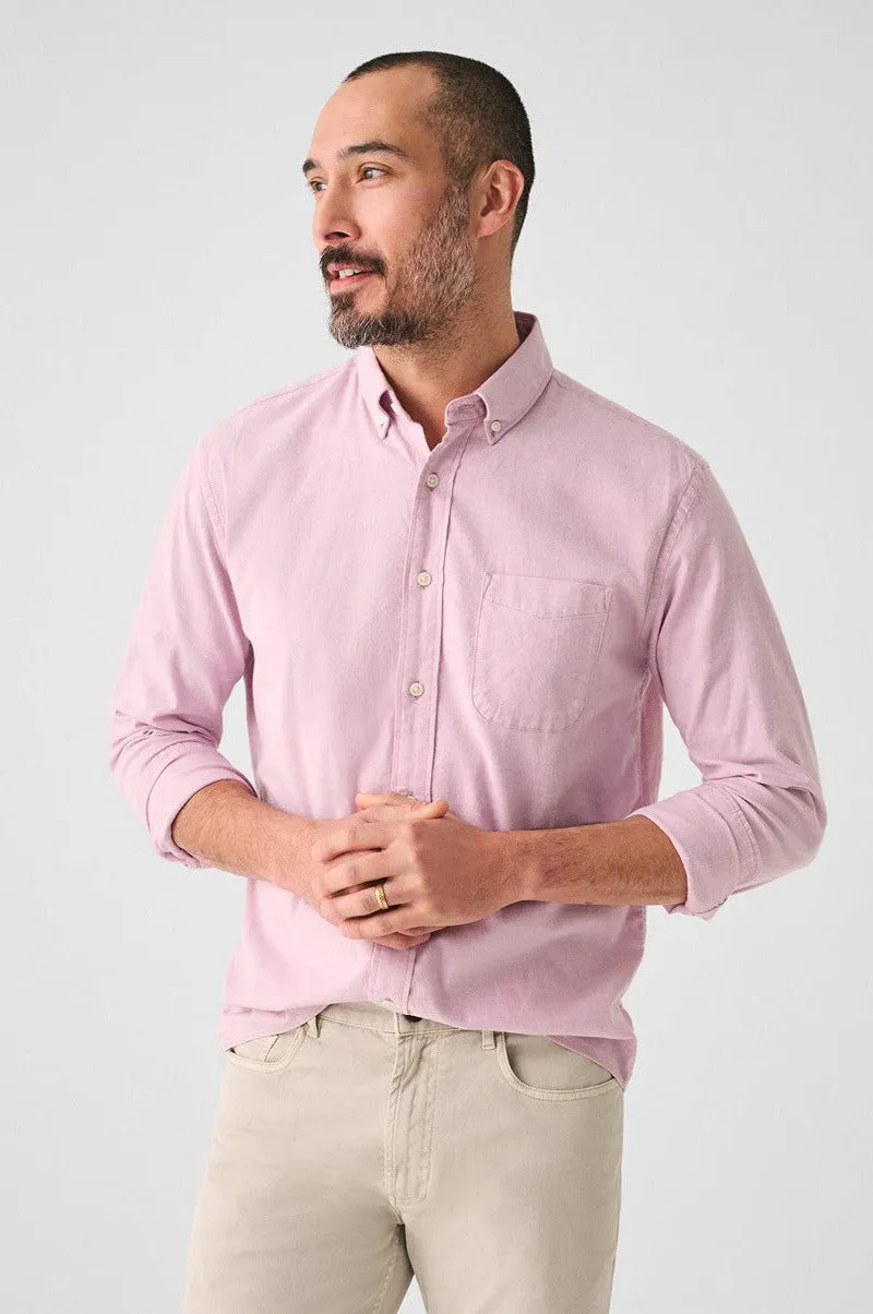 Faherty Stretch Oxford Shirt 2.0 in Orchid